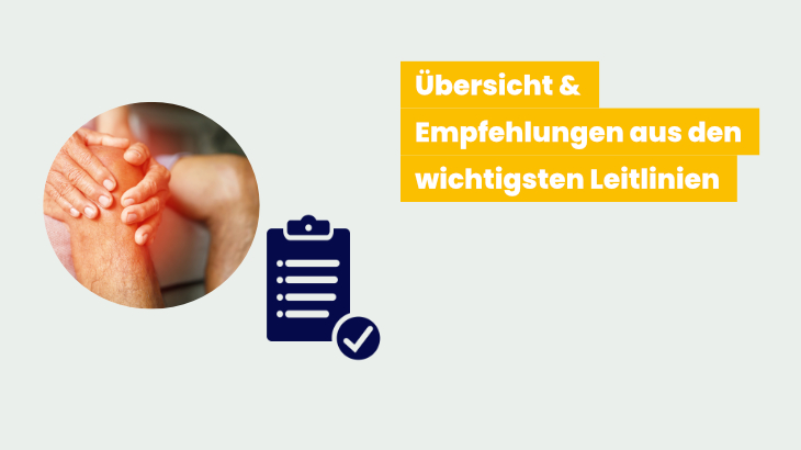 Leitlinien zu (Kniegelenks-) Arthrose